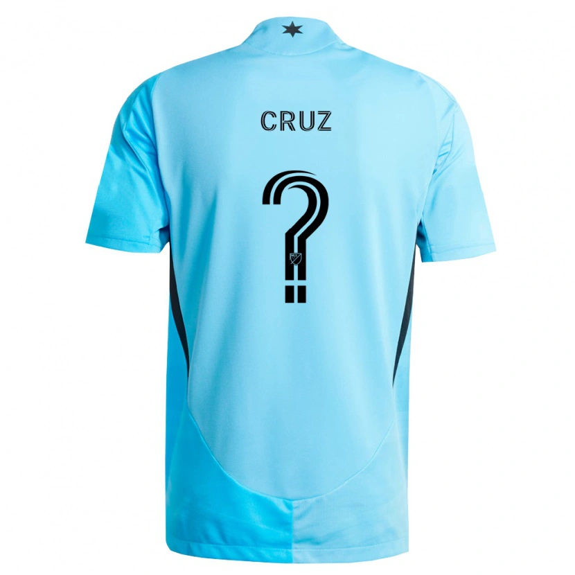 Danxen Women Giovanny Cruz #0 Light Blue Black Away Jersey 2026/27 T-Shirt