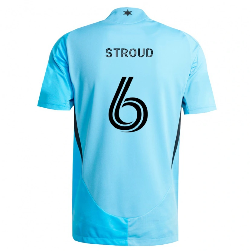 Danxen Women Peter Stroud #6 Light Blue Black Away Jersey 2026/27 T-Shirt