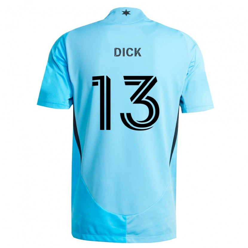 Danxen Women Eric Dick #13 Light Blue Black Away Jersey 2026/27 T-Shirt