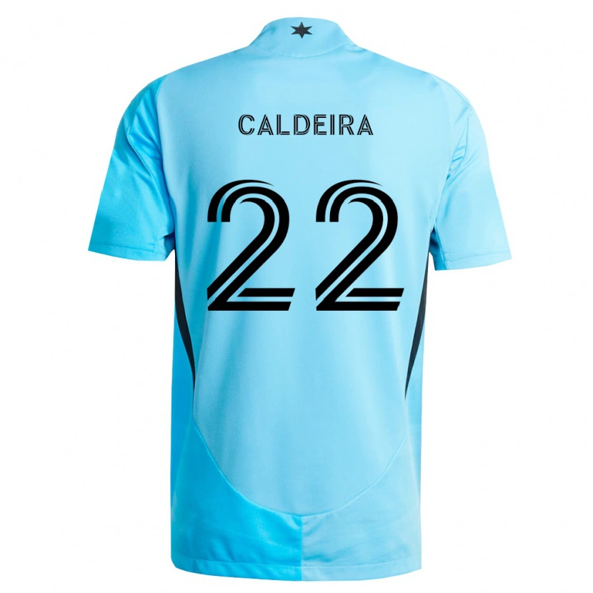 Danxen Women Marcus Caldeira #22 Light Blue Black Away Jersey 2026/27 T-Shirt