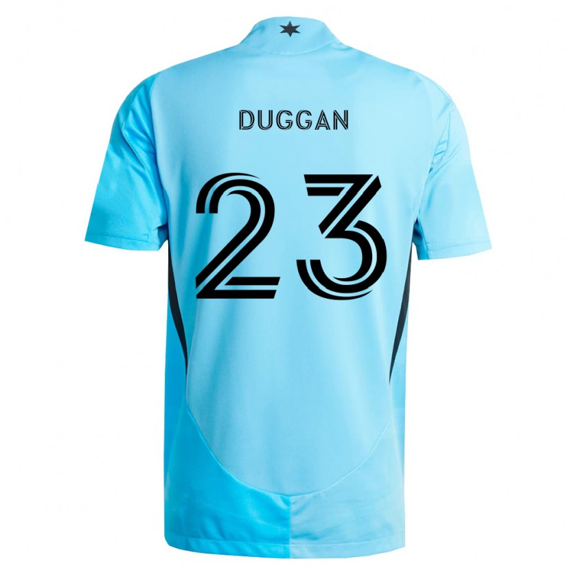 Danxen Women Morris Duggan #23 Light Blue Black Away Jersey 2026/27 T-Shirt