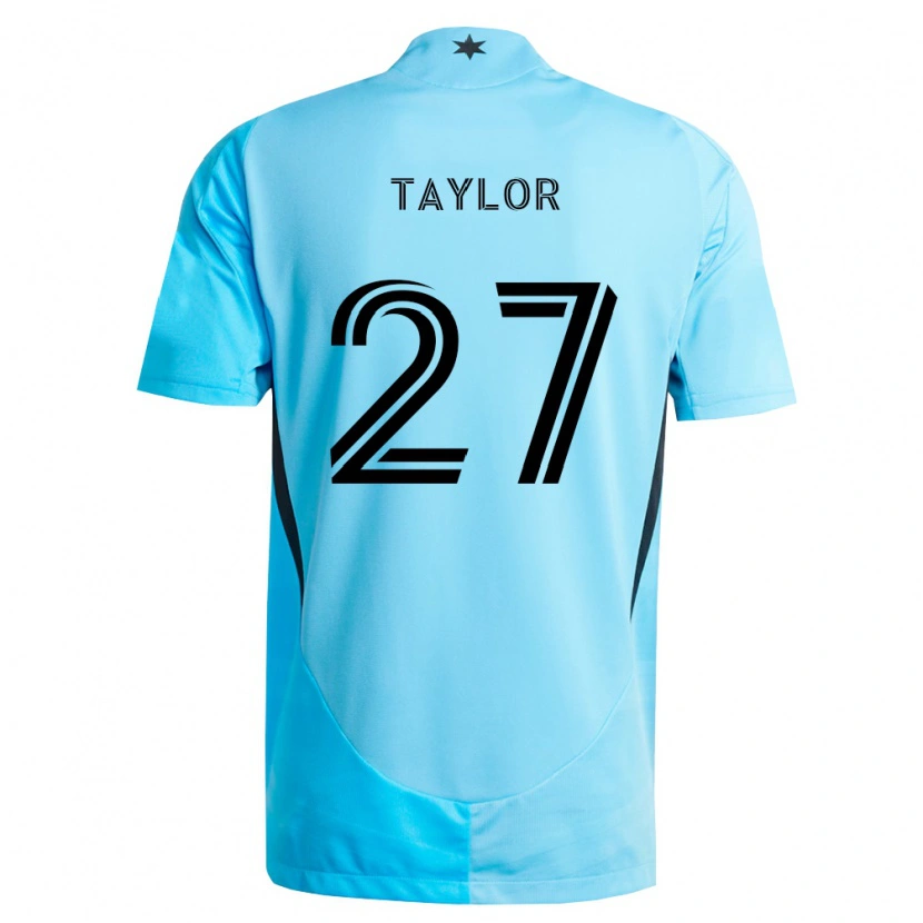 Danxen Women D.j. Taylor #27 Light Blue Black Away Jersey 2026/27 T-Shirt