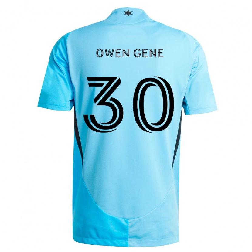 Danxen Women Owen Gene #30 Light Blue Black Away Jersey 2026/27 T-Shirt