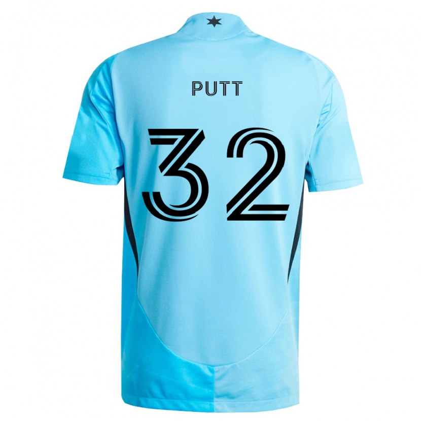 Danxen Women Troy Putt #32 Light Blue Black Away Jersey 2026/27 T-Shirt