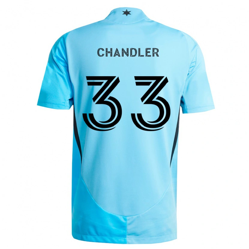 Danxen Women Kieran Chandler #33 Light Blue Black Away Jersey 2026/27 T-Shirt