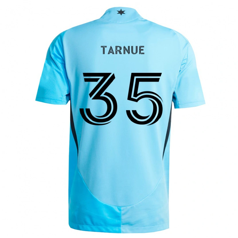 Danxen Women Philip Tarnue #35 Light Blue Black Away Jersey 2026/27 T-Shirt