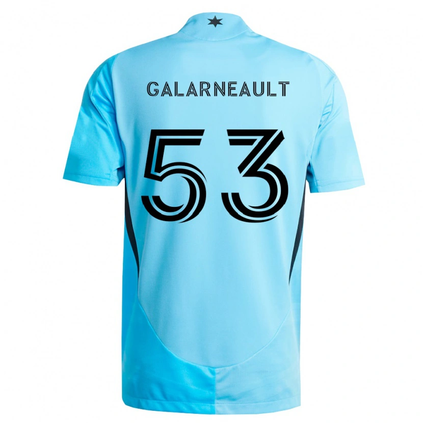 Danxen Women Benjamin Galarneault #53 Light Blue Black Away Jersey 2026/27 T-Shirt