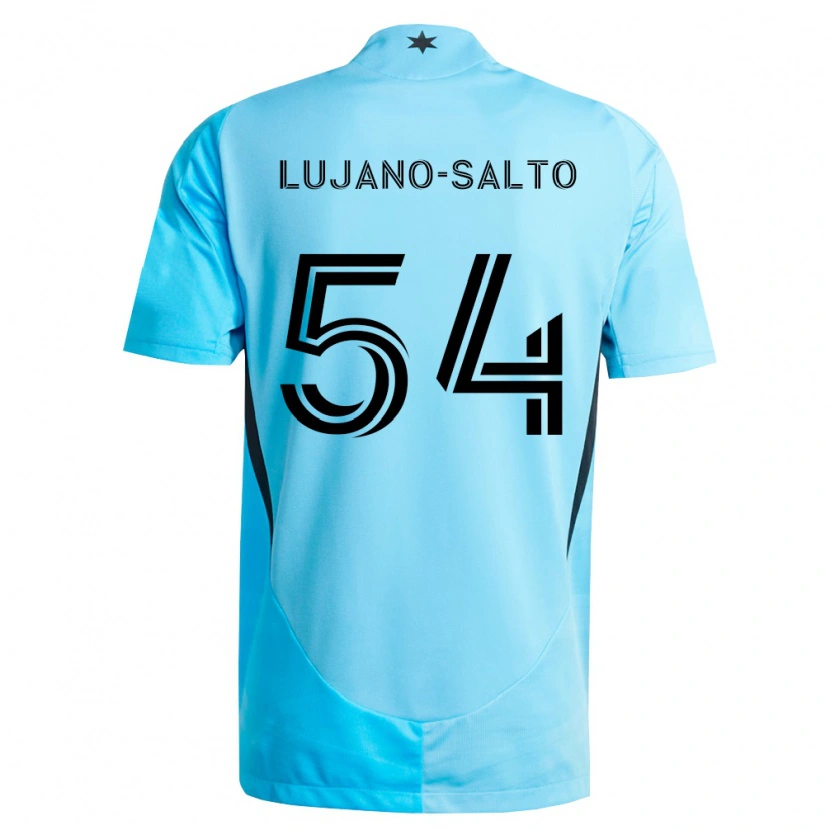 Danxen Women Ramon Lujano-Salto #54 Light Blue Black Away Jersey 2026/27 T-Shirt