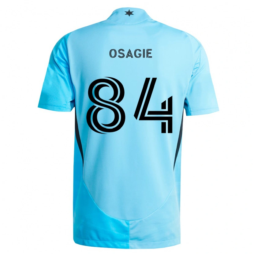 Danxen Women Nosazena Osagie #84 Light Blue Black Away Jersey 2026/27 T-Shirt