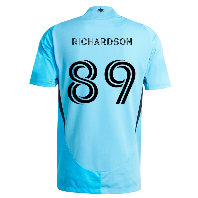 Danxen Women Nick Richardson #89 Light Blue Black Away Jersey 2026/27 T-Shirt