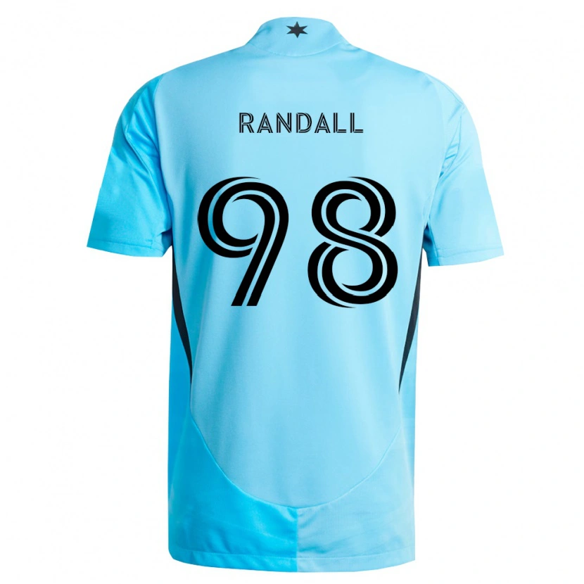 Danxen Women Darius Randell #98 Light Blue Black Away Jersey 2026/27 T-Shirt