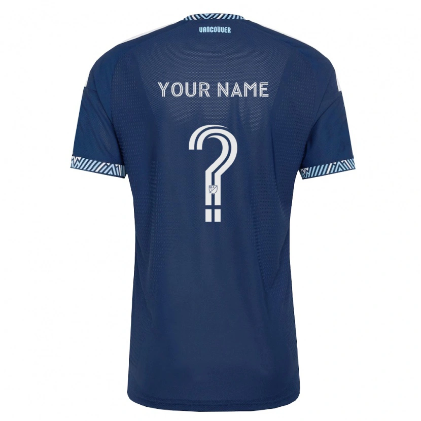 Danxen Women Your Name #0 Deep Blue White Away Jersey 2026/27 T-Shirt