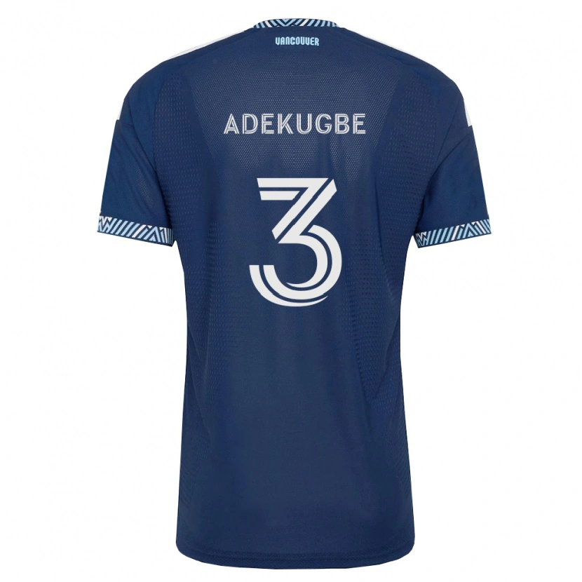 Danxen Women Sam Adekugbe #3 Deep Blue White Away Jersey 2026/27 T-Shirt