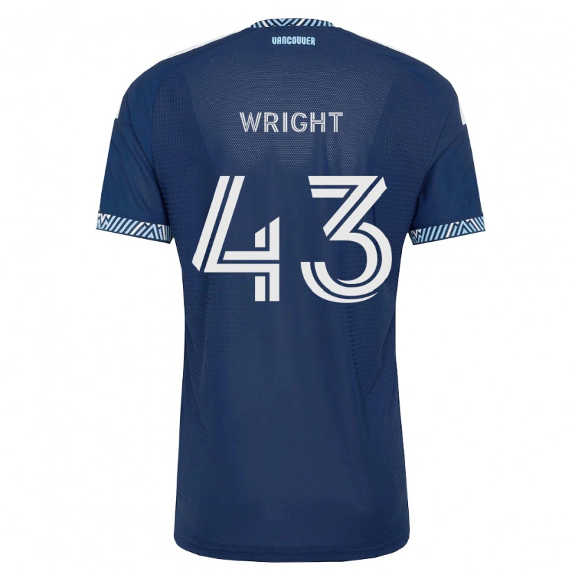 Danxen Women Trevor Wright #43 Deep Blue White Away Jersey 2026/27 T-Shirt