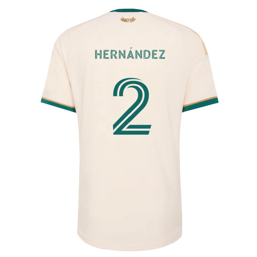 Danxen Women Ronald Hernández #2 Champagne Green Away Jersey 2026/27 T-Shirt