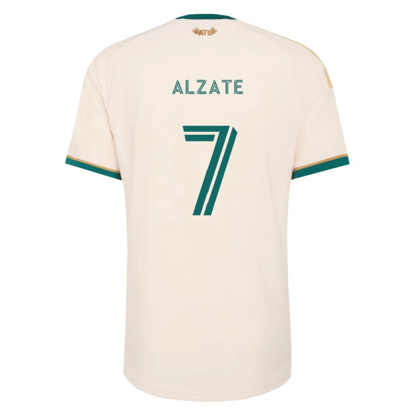 Danxen Women Steven Alzate #7 Champagne Green Away Jersey 2026/27 T-Shirt