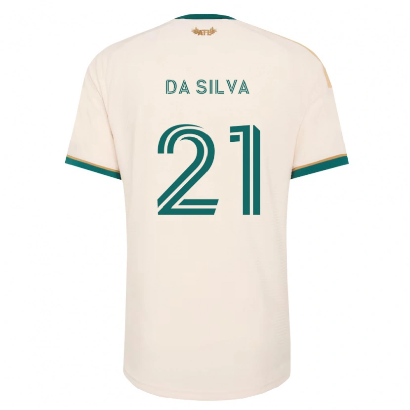 Danxen Women Lucas Da Silva #21 Champagne Green Away Jersey 2026/27 T-Shirt