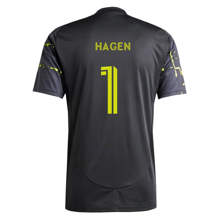 Danxen Women Nicholas Hagen #1 Fluorescent Yellow Black Away Jersey 2026/27 T-Shirt