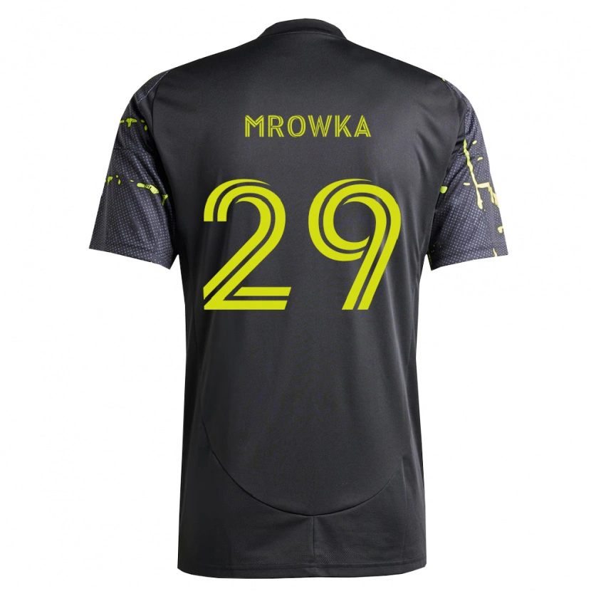 Danxen Women Cole Mrowka #29 Fluorescent Yellow Black Away Jersey 2026/27 T-Shirt