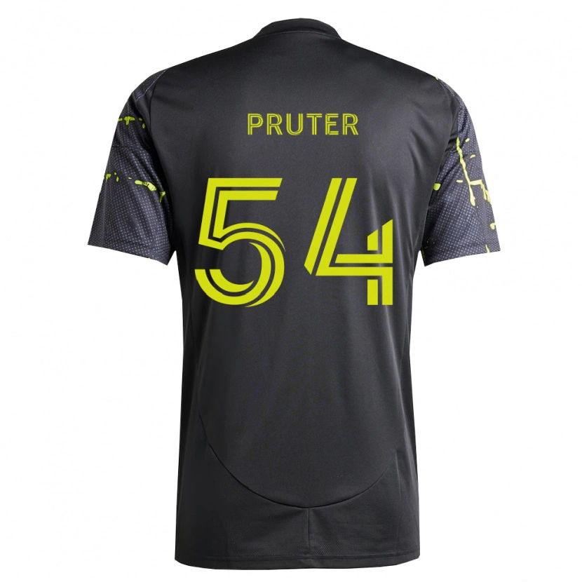 Danxen Women Luke Pruter #54 Fluorescent Yellow Black Away Jersey 2026/27 T-Shirt