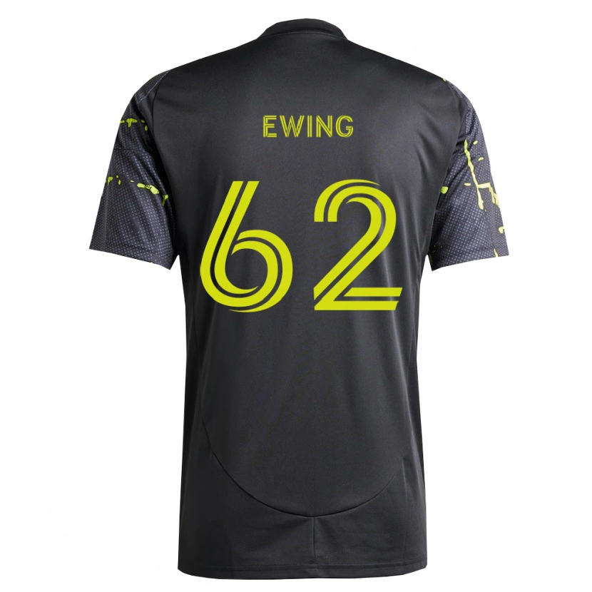 Danxen Women Immanuel Ewing #62 Fluorescent Yellow Black Away Jersey 2026/27 T-Shirt