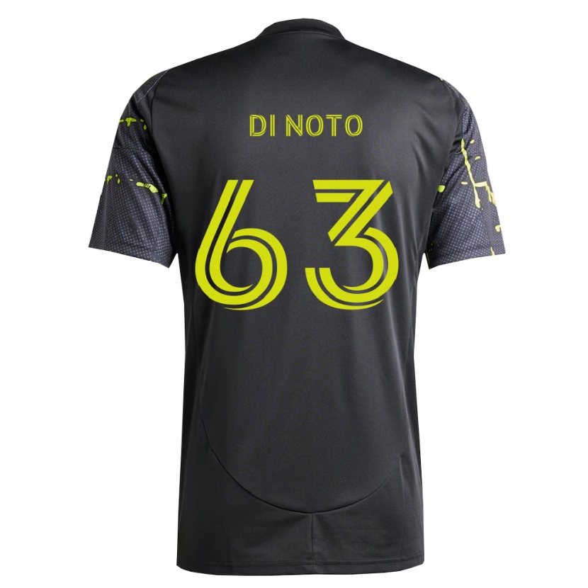 Danxen Women Gianmarco Di Noto #63 Fluorescent Yellow Black Away Jersey 2026/27 T-Shirt