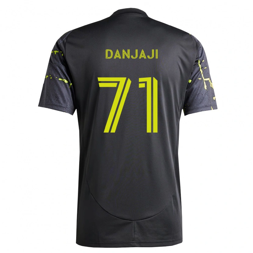 Danxen Women Jamil Danjaji #71 Fluorescent Yellow Black Away Jersey 2026/27 T-Shirt