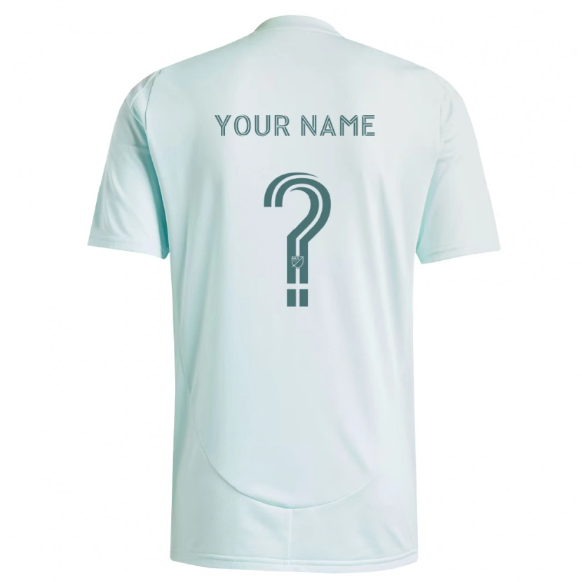 Danxen Women Your Name #0 White Light Green Away Jersey 2026/27 T-Shirt