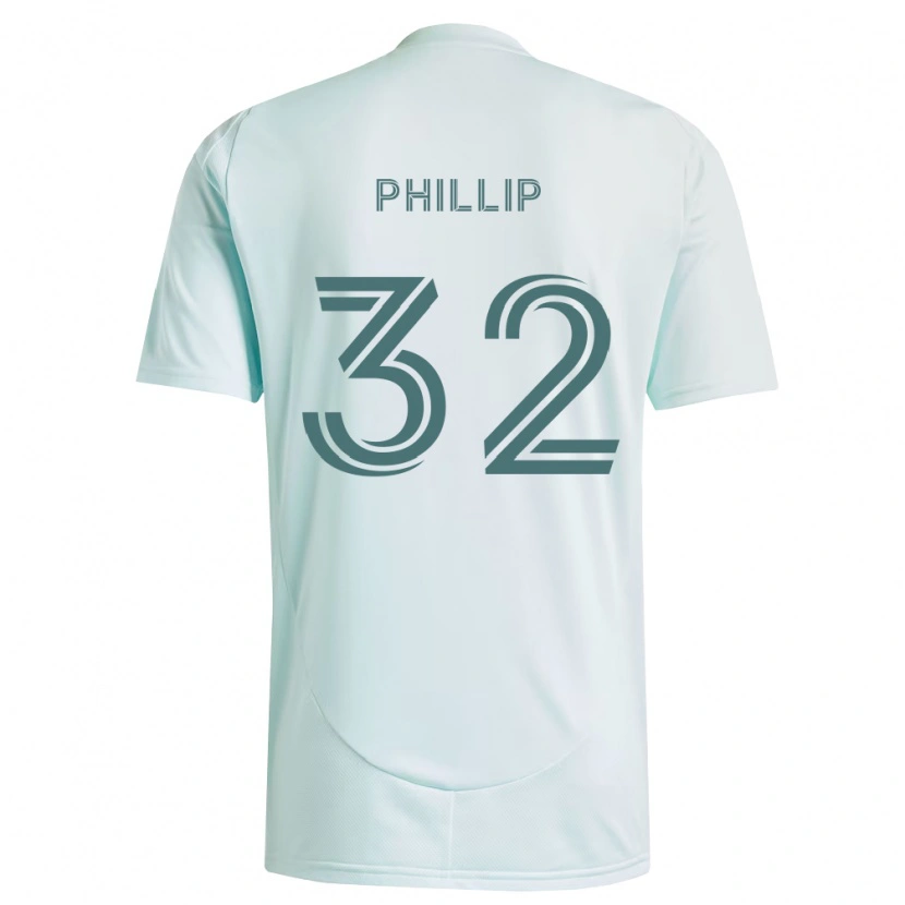 Danxen Women Donavan Phillip #32 White Light Green Away Jersey 2026/27 T-Shirt