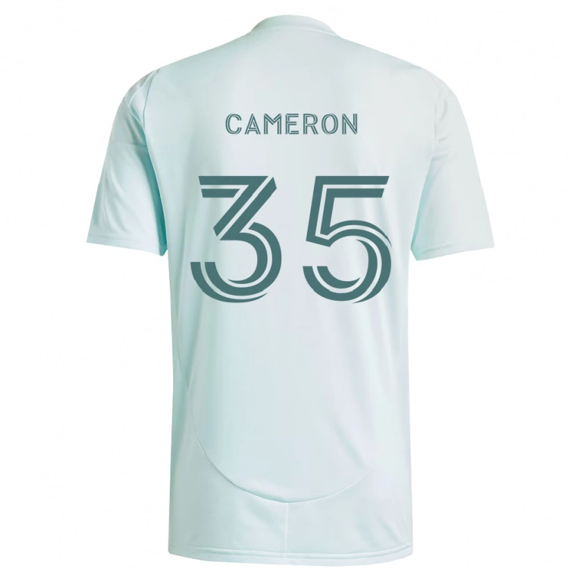 Danxen Women James Cameron #35 White Light Green Away Jersey 2026/27 T-Shirt