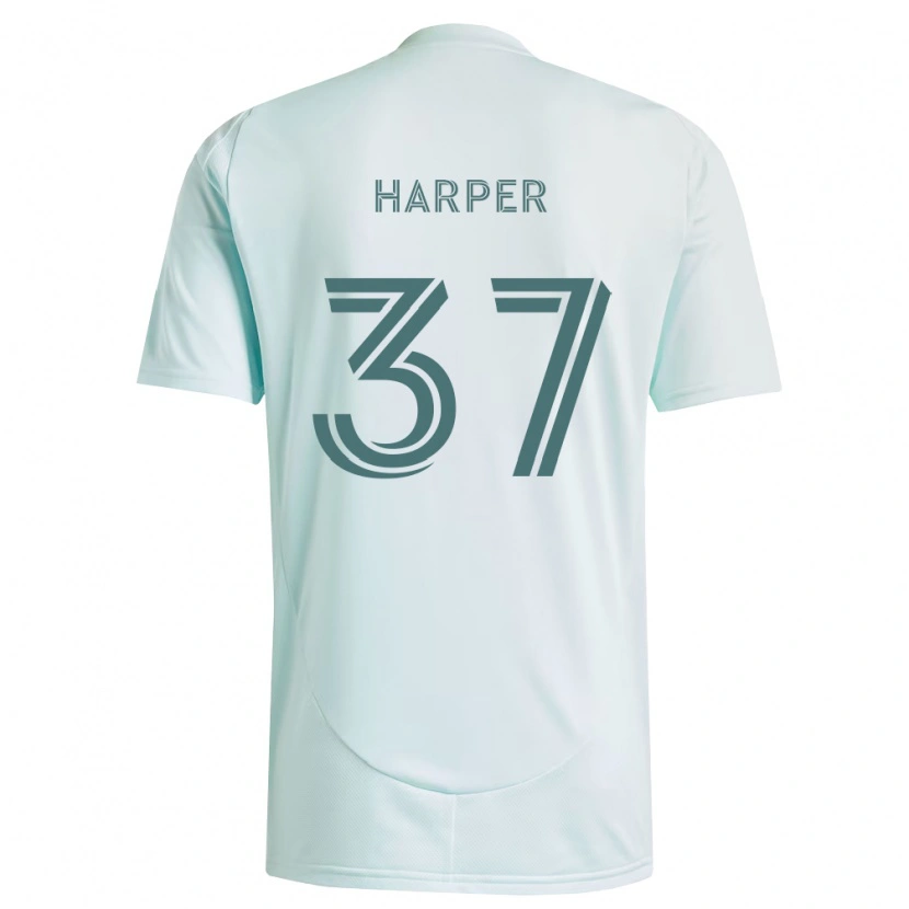 Danxen Women Charlie Harper #37 White Light Green Away Jersey 2026/27 T-Shirt