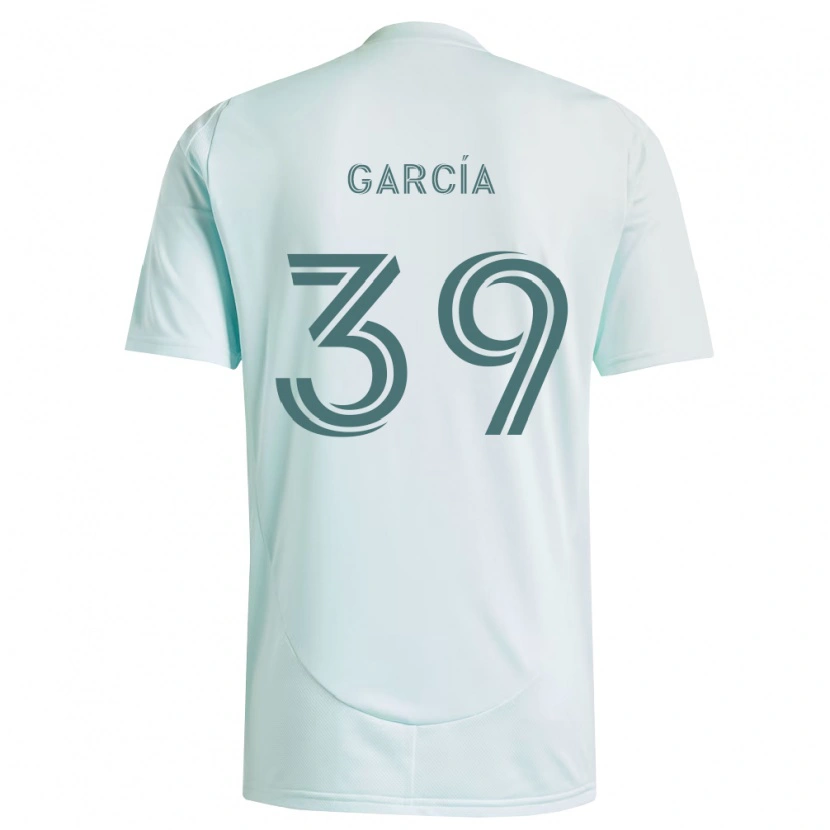 Danxen Women Luis García #39 White Light Green Away Jersey 2026/27 T-Shirt