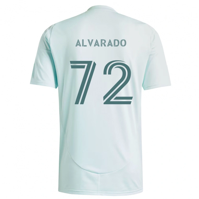 Danxen Women Miguel Alvarado #72 White Light Green Away Jersey 2026/27 T-Shirt