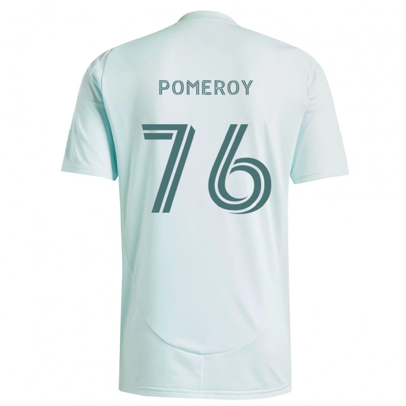 Danxen Women Jack Pomeroy #76 White Light Green Away Jersey 2026/27 T-Shirt
