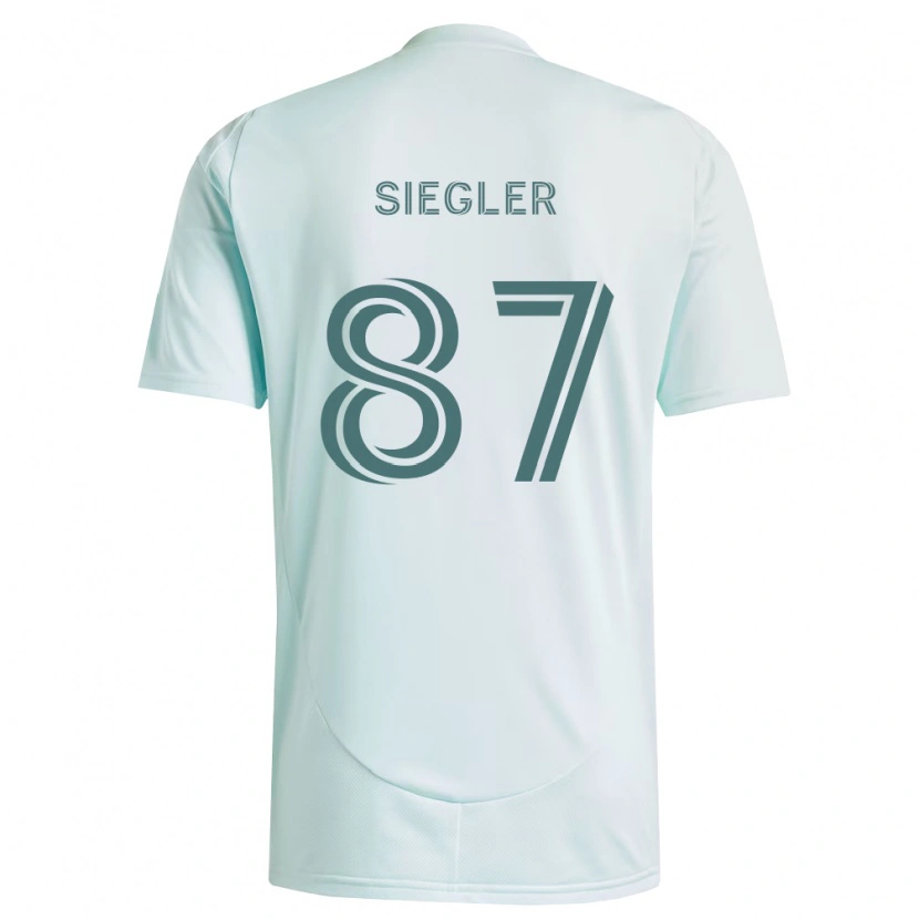 Danxen Women Sebastian Siegler #87 White Light Green Away Jersey 2026/27 T-Shirt