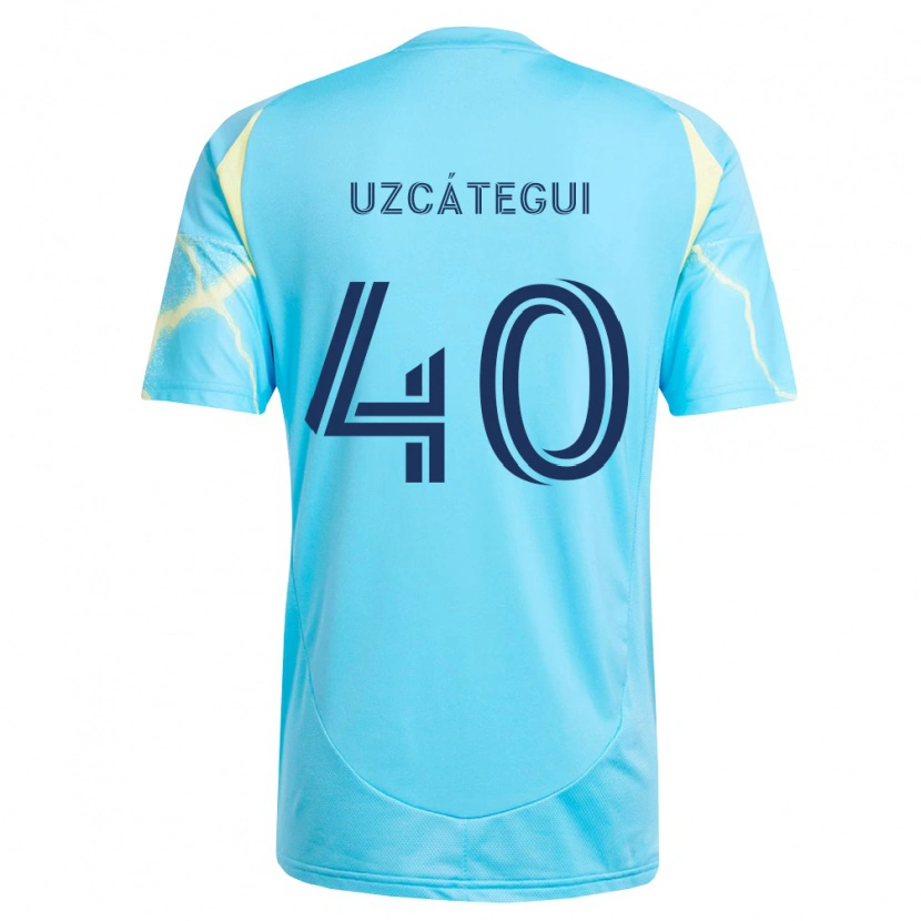 Danxen Women Rafael Uzcátegui #40 Light Blue Black Light Yellow Away Jersey 2026/27 T-Shirt