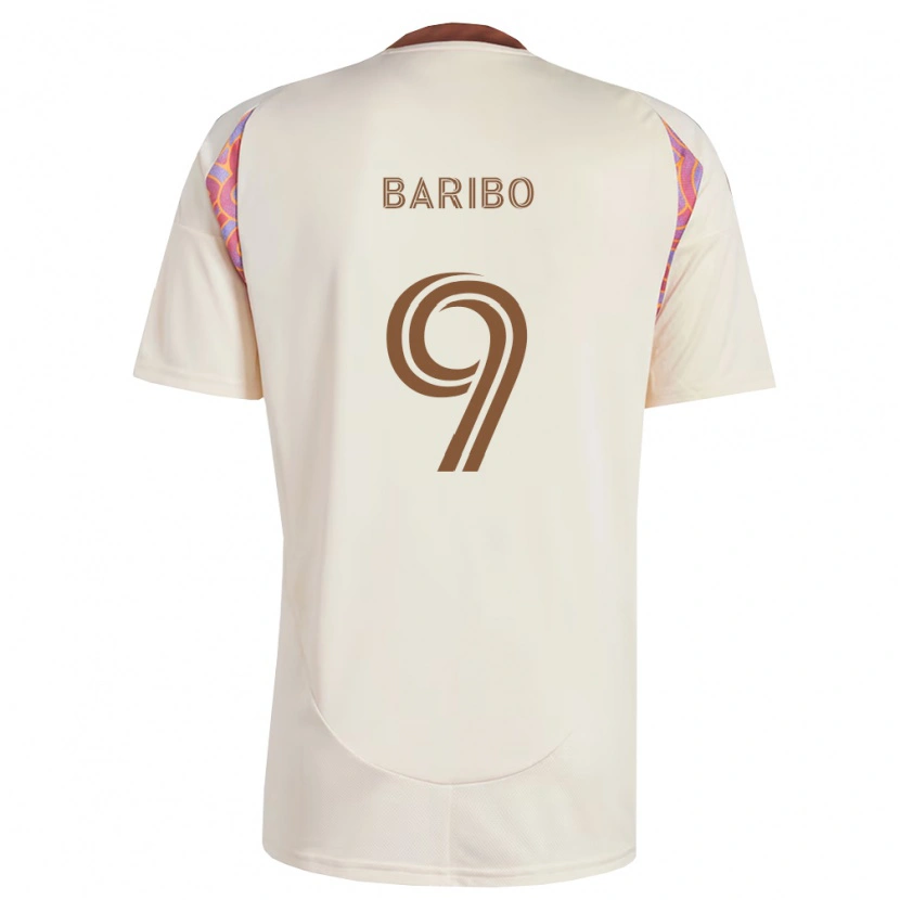 Danxen Women Tai Baribo #9 Off-White Pink Away Jersey 2026/27 T-Shirt