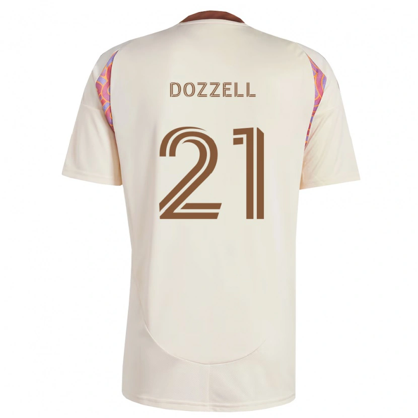 Danxen Women Andre Dozzell #21 Off-White Pink Away Jersey 2026/27 T-Shirt