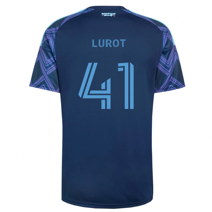 Danxen Women Pierre Lurot #41 Royal Blue Purple Away Jersey 2026/27 T-Shirt