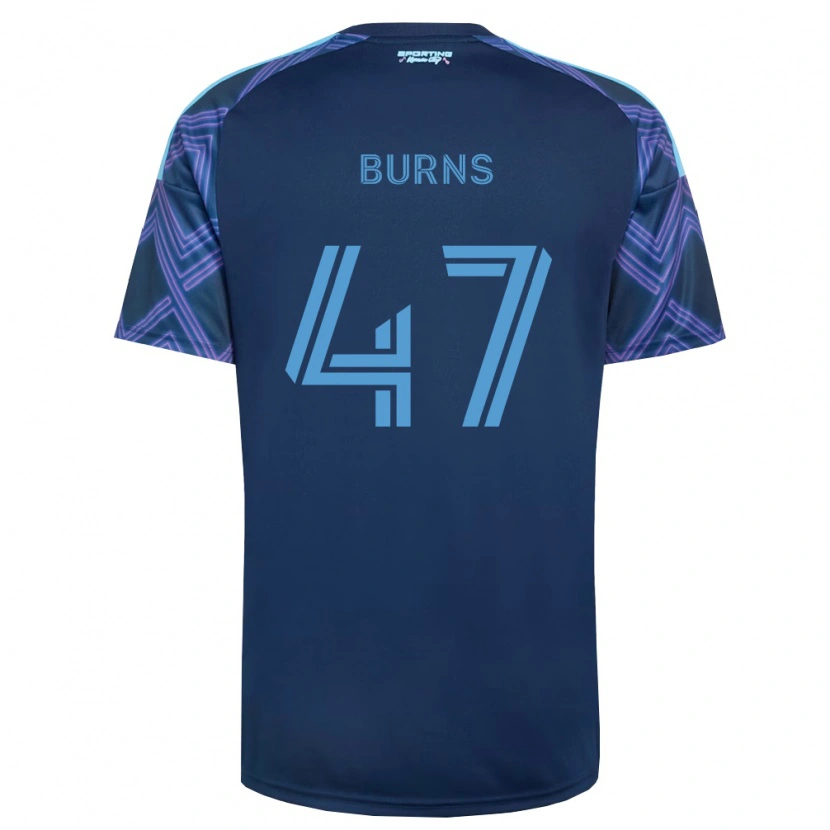 Danxen Women Trevor Burns #47 Royal Blue Purple Away Jersey 2026/27 T-Shirt