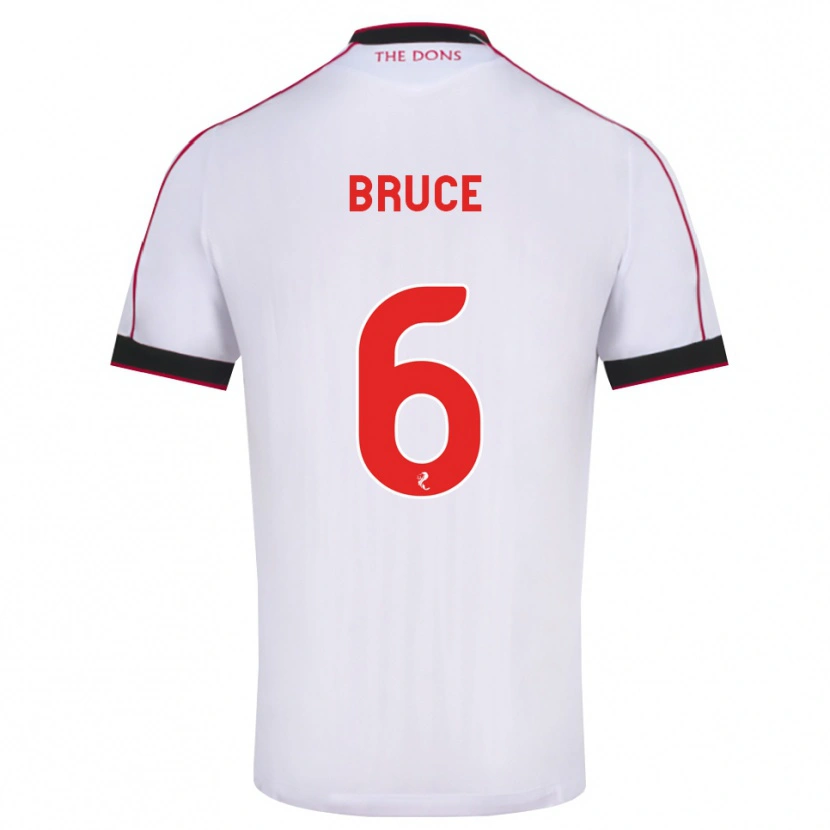Danxen Women Natasha Bruce #6 Black Red White Away Jersey 2026/27 T-Shirt
