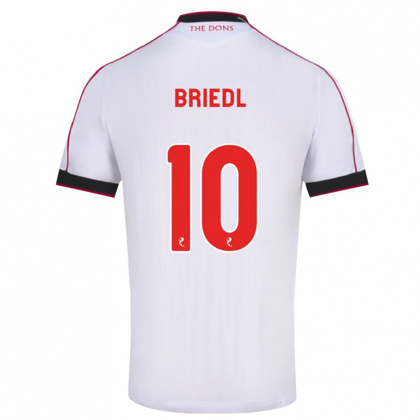 Danxen Women Alexander Briedl #10 Black Red White Away Jersey 2026/27 T-Shirt