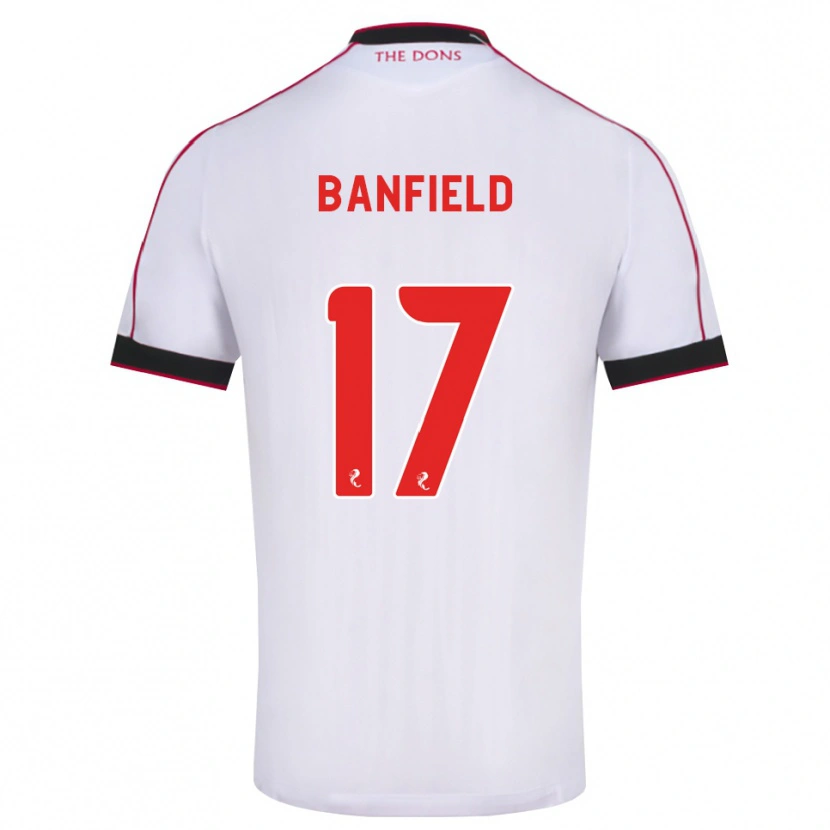 Danxen Women Keeley Banfield #17 Black Red White Away Jersey 2026/27 T-Shirt