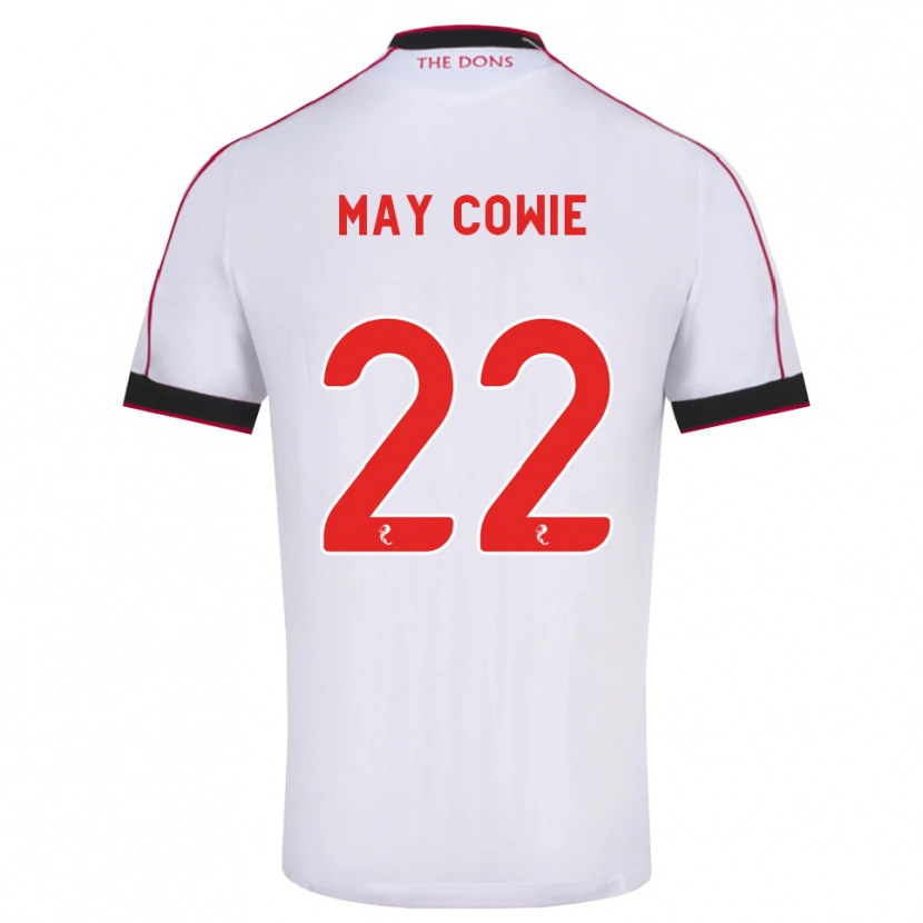 Danxen Women Ellie May Cowie #22 Black Red White Away Jersey 2026/27 T-Shirt