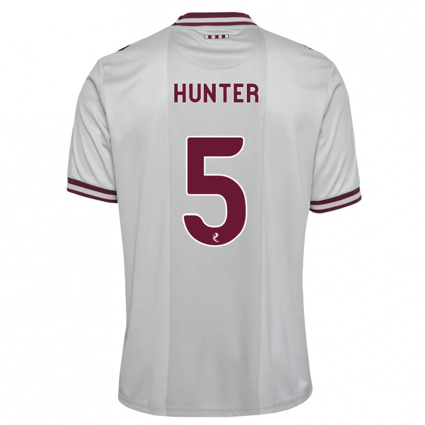 Danxen Women Georgia Hunter #5 White Burgundy Away Jersey 2026/27 T-Shirt