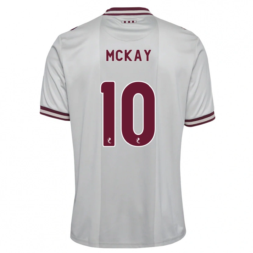 Danxen Women Barrie Mckay #10 White Burgundy Away Jersey 2026/27 T-Shirt