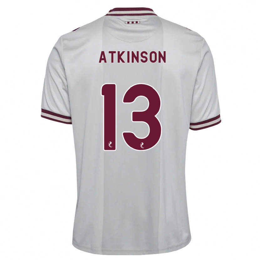 Danxen Women Nathaniel Atkinson #13 White Burgundy Away Jersey 2026/27 T-Shirt