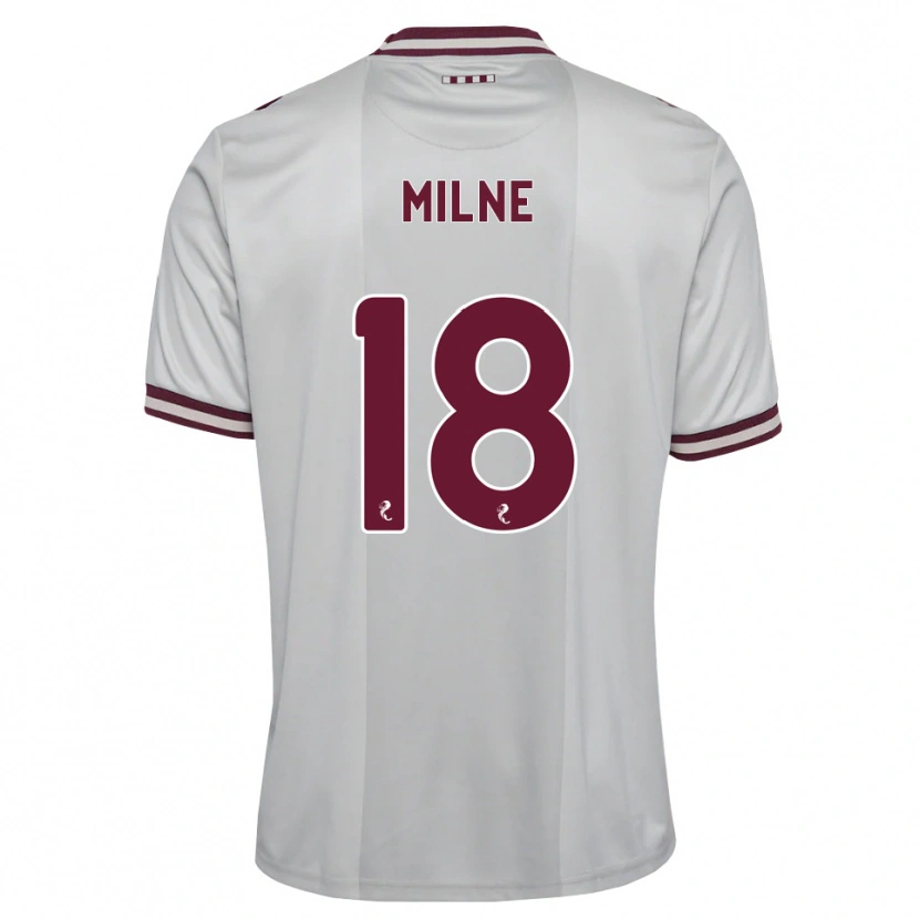 Danxen Women Harry Milne #18 White Burgundy Away Jersey 2026/27 T-Shirt