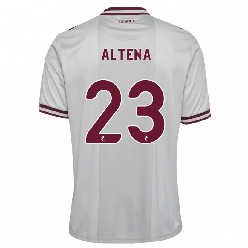Danxen Women Jordi Altena #23 White Burgundy Away Jersey 2026/27 T-Shirt