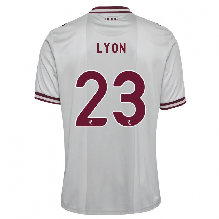 Danxen Women Jack Lyon #23 White Burgundy Away Jersey 2026/27 T-Shirt
